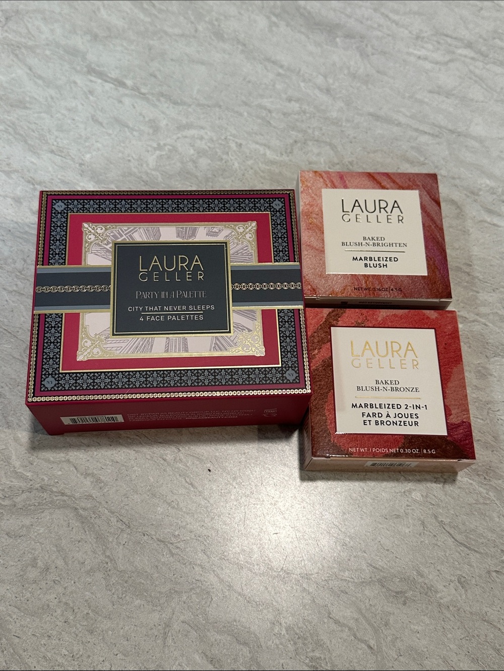 3 Laura Geller City Palette Bundle